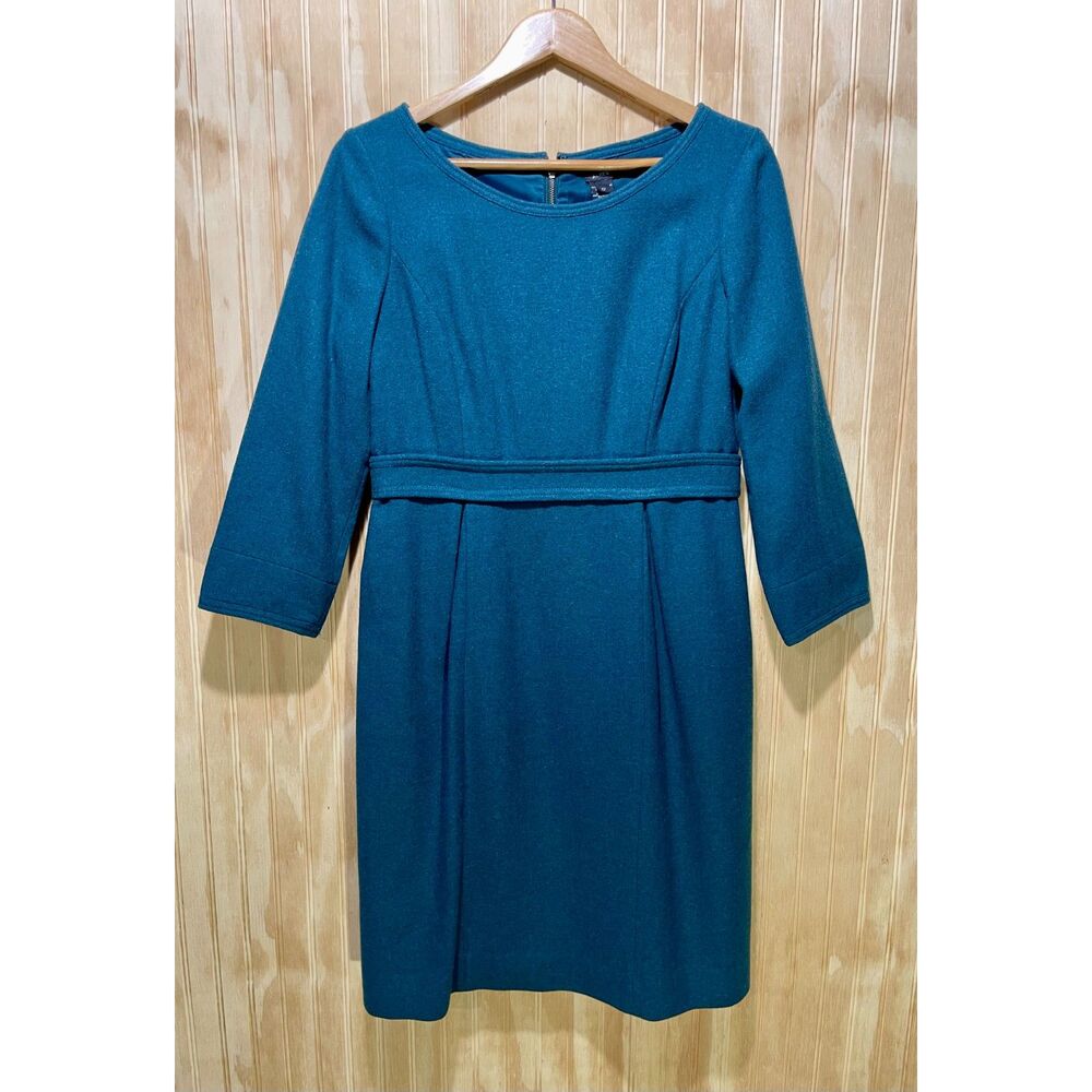 J. Crew wool dress classic career wear preppy office casual business women 12